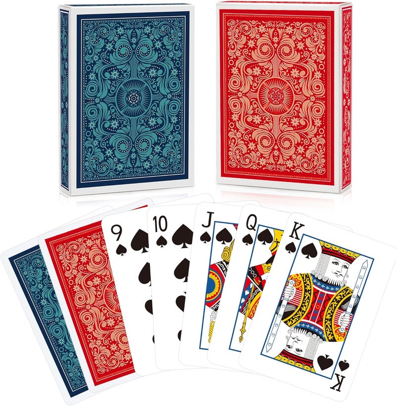 Timenued Playing Cards,Decks of Cards,Playing Card 2 Pack for Adults,Poker Cards Professional,Standard Poker Size Card,Playing Card Set for Game Night,Pinochle,Cartas,Magic Props,Go Fish - Image 1